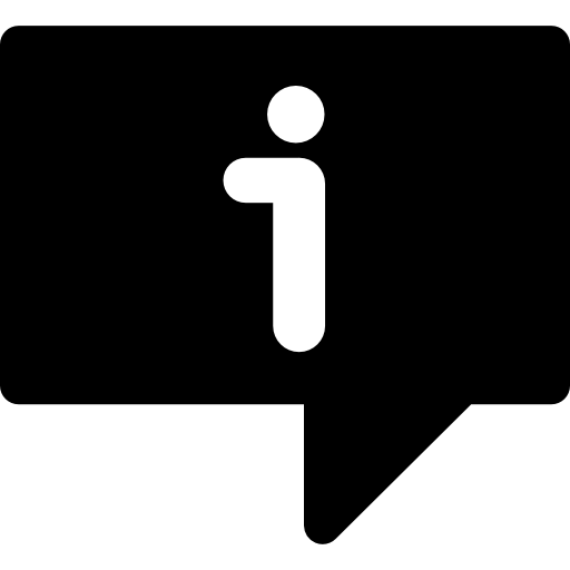 Information speech bubble